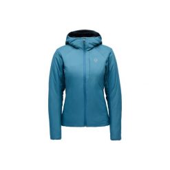 Rozciągliwa kurtka puchowa z kapturem dla kobiet Black Diamond First Light 2.0. Niebieskie kurtki narciarskie Black Diamond, bez wzorów, z puchu, z kapturem, narciarskie. Za 1,277.00 zł.