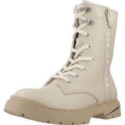 Buty REPLAY JL170034S Beżowy. Brązowe trekkingi Replay, z syntetyku, trekkingowe. Za 300.99 zł.