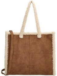 Beagles Torebka "Laredo" w kolorze jasnobrązowym - 38 x 32 x 12 cm rozmiar: onesize. Brązowe torby na ramię Beagles, bez wzorów, z materiału, przez ramię, bez dodatków. Za 113.36 zł.