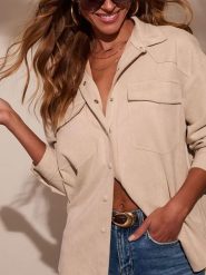 LA Angels Koszula w kolorze beżowym rozmiar: L. Brązowe koszule LA Angels, l, bez wzorów, bez kołnierzyka, bez ramiączek. Za 152.99 zł.