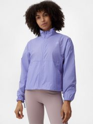 4F Kurtka miejska damska M. Fioletowe kurtki 4f, m, bez wzorów, z polaru, bez kaptura. Za 249.99 zł.