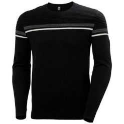 Bluza z dzianiny Helly Hansen Carv. Czarne bluzy Helly Hansen, bez wzorów, z dzianiny, bez kaptura. Za 724.50 zł.
