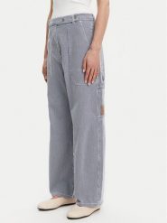 Munthe Jeansy Fancie 251141425106 Granatowy Wide Leg. Niebieskie jeansy Munthe, bez wzorów. Za 499.99 zł.