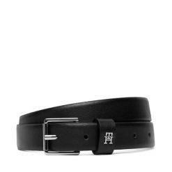 Pasek Damski Tommy Hilfiger. Czarne paski TOMMY HILFIGER, bez wzorów. Za 229.99 zł.