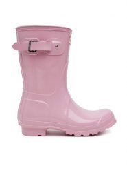 Hunter Kalosze WFS1000RGL Różowy. Czerwone kalosze Hunter, bez wzorów, z tworzywa sztucznego. Za 399.99 zł.