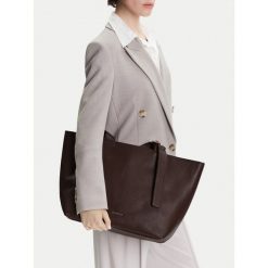 Torebka Lasocki. Brązowe shopper Lasocki, bez wzorów, bez dodatków. Za 199.99 zł.