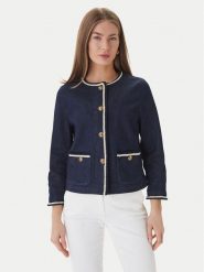 Luisa Spagnoli Marynarka Vario 542793 Granatowy Regular Fit. Niebieskie marynarki i żakiety LUISA SPAGNOLI, s, bez wzorów, z bawełny. Za 1,668.99 zł.