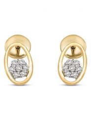 Diamant Vendôme Złote kolczyki-wkrętki z diamentami rozmiar: onesize. Żółte kolczyki Diamant Vendöme, z diamentem, złote. Za 869.99 zł.