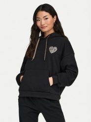 ONLY Bluza Daze 15347802 Czarny Regular Fit. Czarne bluzy Only, s, bez wzorów, z bawełny, bez kaptura. Za 149.99 zł.