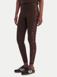 Adidas Legginsy Seasonal Essentials Leopard Print KA2793 Brązowy Slim Fit. Brązowe legginsy Adidas, xl, bez wzorów, z bawełny. Za 149.99 zł.