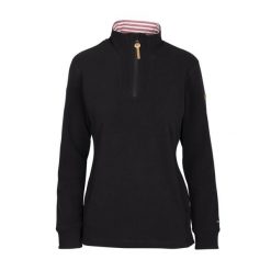 Trespass Big Heart - Polar damski At200 Black. Czarne kurtki sportowe Trespass, bez wzorów, z jersey, bez kaptura. Za 286.99 zł.