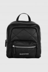 VALENTINO Czarny plecak Cold Re Backpack. Czarne plecaki Valentino by Mario Valentino, bez wzorów, ze skóry. W wyprzedaży za 319.99 zł.