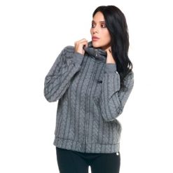 Bluza z zamek błyskawiczny na co dzień na siłownię. Białe bluzy LEONE 1947 APPAREL, bez wzorów, z bawełny, bez kaptura. Za 147.31 zł.