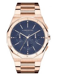 Liebeskind Chronograf w kolorze różowozłotym rozmiar: onesize. Czerwone, analogowe zegarki Liebeskind, ze stali. Za 726.48 zł.