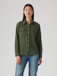 Levi's Koszula w kolorze khaki rozmiar: M. Brązowe koszule Levi's®, m, bez wzorów, z bawełny, bez kołnierzyka, bez ramiączek. Za 159.59 zł.