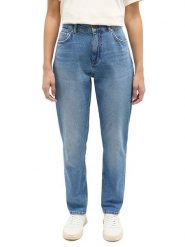 Mustang Dżinsy "Brooks" - Relaxed Slim fit - w kolorze niebieskim rozmiar: W28/L32. Niebieskie jeansy Mustang, l, z aplikacjami. Za 100.99 zł.