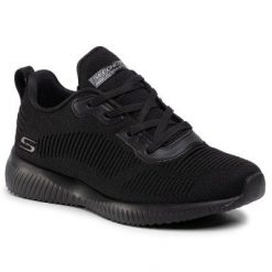 Skechers BOBS 32504 BBK Czarny. Czarne obuwie sportowe Skechers, z materiału, bez zapięcia. Za 229.99 zł.