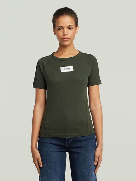 G-Star Koszulka w kolorze khaki rozmiar: S. Brązowe bluzki G-Star, s, bez wzorów, z bawełny, retro, bez kołnierzyka, bez ramiączek. Za 96.60 zł.