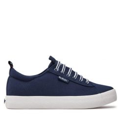 Tenisówki Lee Cooper. Niebieskie trampki Lee Cooper, bez wzorów, bez zapięcia. Za 109.99 zł.