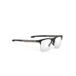 Okulary Rudy Project INKAS XL HALF RIM Black Matte SHAPE B - DEMO LENS. Brązowe okulary przeciwsłoneczne Rudy Project, bez wzorów, ze lnu, sportowe. W wyprzedaży za 672.00 zł.