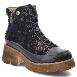 Niebieskie Botki Laura Vita Modne Buty Damskie. Niebieskie botki Laura Vita, bez wzorów, ze skóry, bez obcasa, bez zapięcia. Za 449.00 zł.