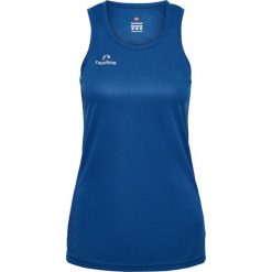 Damska koszulka typu tank top Newline Athletic. Niebieskie koszulki sportowe Newline, bez wzorów, bez ramiączek, do biegania. Za 147.50 zł.