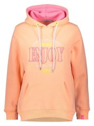 Zwillingsherz Bluza "Enjoy" w kolorze pomarańczowym rozmiar: XXL. Pomarańczowe bluzy Zwillingsherz, xxl, bez wzorów, z kapturem. Za 217.99 zł.