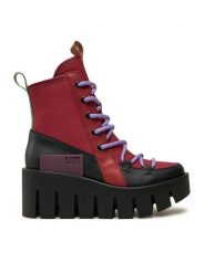 United Nude Botki Grip Explorer Lo 1088282654 Czerwony. Czerwone botki United Nude, bez wzorów, z materiału, bez obcasa, na koturnie, bez zapięcia. Za 1,649.00 zł.