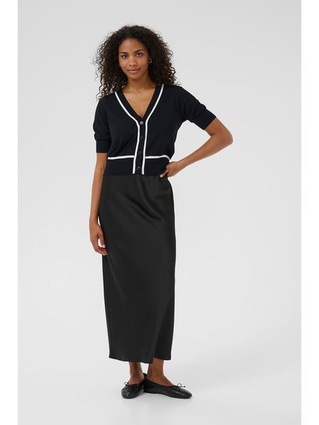 Kaffe Kardigan w kolorze czarnym rozmiar: M. Czarne kardigany Kaffe, m, bez wzorów. Za 154.07 zł.