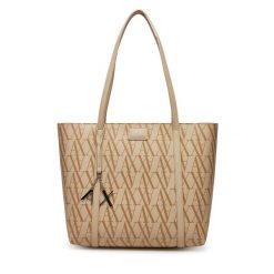 Torebka Armani Exchange. Brązowe torebki klasyczne Armani Exchange, bez wzorów, bez dodatków. Za 519.99 zł.
