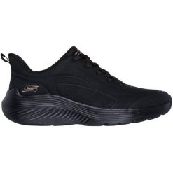 Adidasy Skechers Bobs Squad Waves-jus, Kobiety. Czarne obuwie sportowe Skechers, bez zapięcia. W wyprzedaży za 290.00 zł.
