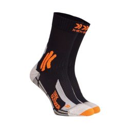 Skarpety trekkingowe X-Socks Trek Outdoor 4.0. Brązowe skarpety X Socks, bez wzorów. W wyprzedaży za 96.00 zł.