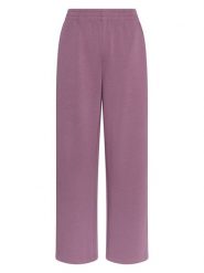 MOSS COPENHAGEN Spodnie "Edilina" w kolorze fioletowym rozmiar: L/XL. Różowe spodnie materiałowe Moss Copenhagen, l, bez wzorów, z materiału, z podwyższonym stanem. Za 154.45 zł.