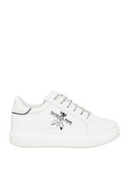 Patrizia Pepe Skórzane sneakersy w kolorze białym rozmiar: 39. Białe trampki Patrizia Pepe, bez wzorów, bez zapięcia. Za 352.21 zł.