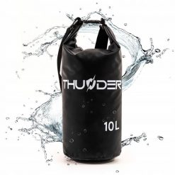 Worek wodoodporny torba wodoszczelna plecak turystyczny na deske sup 10L. Czarne plecaki THUNDER, bez wzorów. Za 30.00 zł.