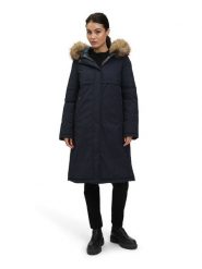 Betty Barclay Płaszcz zimowy w kolorze granatowym rozmiar: 36. Niebieskie płaszcze Betty Barclay, na zimę, bez wzorów, z puchu, bez kaptura. Za 491.99 zł.