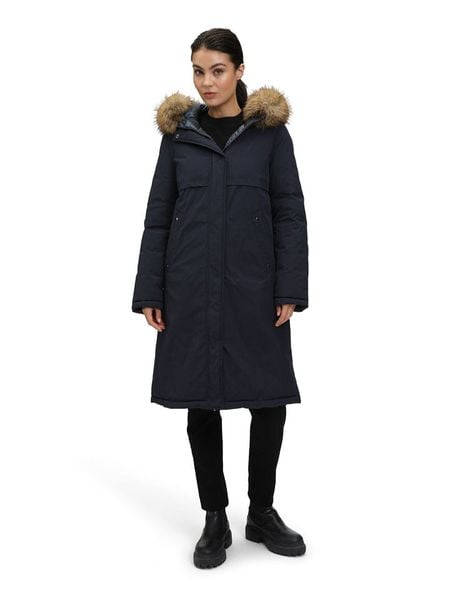 Betty Barclay Płaszcz zimowy w kolorze granatowym rozmiar: 36. Niebieskie płaszcze Betty Barclay, na zimę, bez wzorów, z puchu, bez kaptura. Za 410.94 zł.