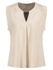 Eight2Nine Bluzka w kolorze beżowym rozmiar: XL. Brązowe bluzki Eight2Nine, xl, bez wzorów, bez kołnierzyka, bez ramiączek. Za 43.99 zł.