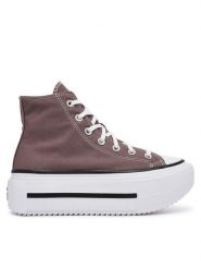 Converse Trampki Chuck Taylor All Star Lift Double Stack A20560C Brązowy. Brązowe trampki Converse, bez wzorów, z materiału, bez zapięcia. Za 419.99 zł.