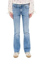 Mustang Dżinsy - Flared fit - w kolorze błękitnym rozmiar: W31/L32. Niebieskie jeansy Mustang, l, z aplikacjami. Za 249.17 zł.