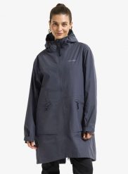 Parka przeciwdeszczowa damska Didriksons Eliana Parka. Niebieskie parki Didriksons, l, z materiału, bez kaptura. Za 850.85 zł.