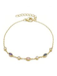 DI GIORGIO Pozłacana bransoletka z elementami ozdobnymi rozmiar: onesize. Czerwone bransoletki DI GIORGIO, z ametystem, pozłacane. Za 108.99 zł.