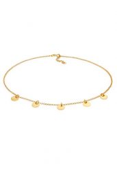 Elli Damski naszyjnik Choker Geo Platelet Round 925 Sterling Silver Naszyjniki 1 ct. Szare naszyjniki Elli, srebrne. Za 238.99 zł.