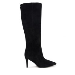 Kozaki Guess. Czarne kozaki Guess, bez obcasa, na szpilce, bez zapięcia. Za 954.99 zł.