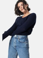 AUTHENTIC CASHMERE Kaszmirowy sweter "Galise" w kolorze granatowym rozmiar: XXL. Niebieskie swetry AUTHENTIC CASHMERE, xxl, bez wzorów, z kaszmiru, bez ramiączek. Za 326.99 zł.