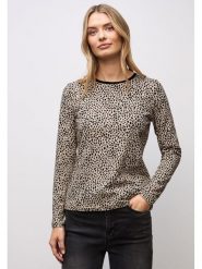 Street One Koszulka w kolorze beżowym rozmiar: 34. Brązowe bluzki Street One, bez wzorów, street, bez kołnierzyka, bez ramiączek. Za 87.19 zł.