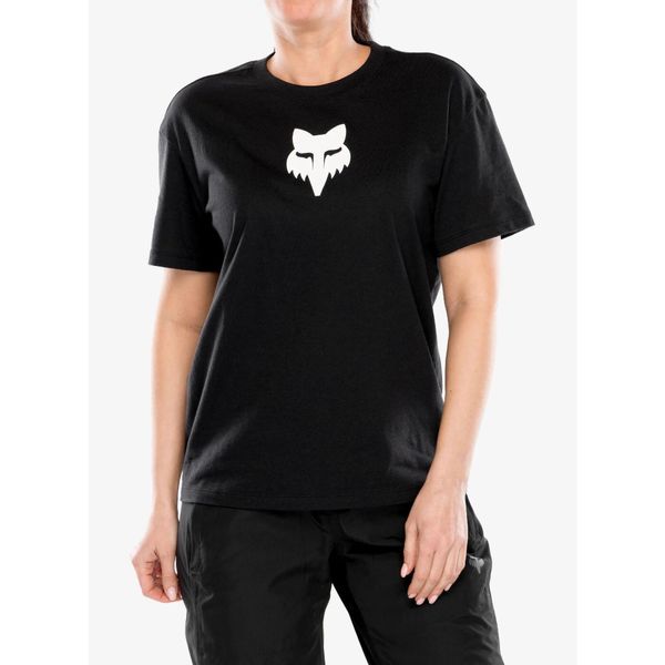 Koszulka damska Fox Head Basic Tee. Czarne koszulki sportowe FOX RACING, bez wzorów, bez ramiączek. Za 114.99 zł.