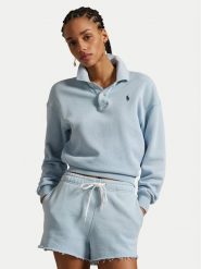 Polo Ralph Lauren Bluza 211965097003 Błękitny Relaxed Fit. Niebieskie bluzy Polo Ralph Lauren, xl, bez wzorów, z bawełny, bez kaptura. Za 589.99 zł.