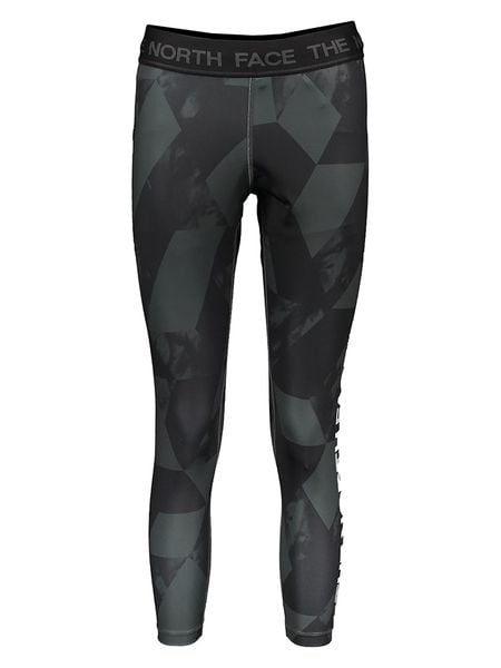 The North Face Legginsy sportowe "Flex" w kolorze szaro-czarnym rozmiar: XS. Czarne legginsy The North Face, xs, bez wzorów. Za 131.43 zł.