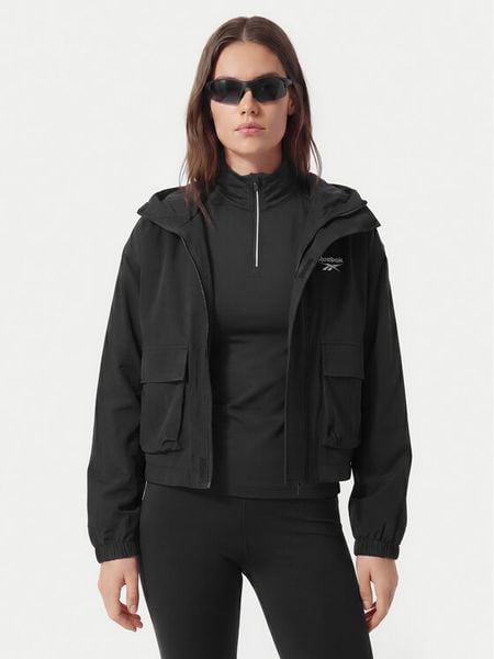 Reebok Kurtka przejściowa Agata RK25681CCW Czarny Regular Fit. Czarne kurtki Reebok, s, bez wzorów, z syntetyku, bez kaptura. Za 359.99 zł.